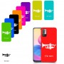 חצוצרה כיסוי מגן קשיח בעיצוב אישי עם השם שלך ל Xiaomi Redmi Note 10 5G יחידה אחת סקרין מובייל