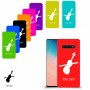 כינור כיסוי מגן קשיח בעיצוב אישי עם השם שלך ל Samsung Galaxy S10 יחידה אחת סקרין מובייל