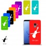 כינור כיסוי מגן קשיח בעיצוב אישי עם השם שלך ל Samsung Galaxy S9 יחידה אחת סקרין מובייל