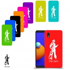 מערב פרוע - קאובוי כיסוי מגן קשיח בעיצוב אישי עם השם שלך ל Samsung Galaxy A01 Core יחידה אחת סקרין מובייל