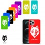 זאב כיסוי מגן קשיח בעיצוב אישי עם השם שלך ל Apple iPhone 12 Pro יחידה אחת סקרין מובייל