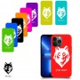 זאב כיסוי מגן קשיח בעיצוב אישי עם השם שלך ל Apple iPhone 13 Pro Max יחידה אחת סקרין מובייל