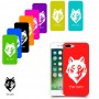 זאב כיסוי מגן קשיח בעיצוב אישי עם השם שלך ל Apple iPhone 7 Plus יחידה אחת סקרין מובייל