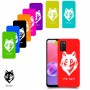 זאב כיסוי מגן קשיח בעיצוב אישי עם השם שלך ל Samsung Galaxy A03s יחידה אחת סקרין מובייל