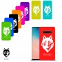 זאב כיסוי מגן קשיח בעיצוב אישי עם השם שלך ל Samsung Galaxy S10 יחידה אחת סקרין מובייל