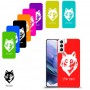 זאב כיסוי מגן קשיח בעיצוב אישי עם השם שלך ל Samsung Galaxy S21+ 5G יחידה אחת סקרין מובייל