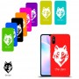 זאב כיסוי מגן קשיח בעיצוב אישי עם השם שלך ל Xiaomi Redmi 9A יחידה אחת סקרין מובייל