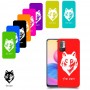 זאב כיסוי מגן קשיח בעיצוב אישי עם השם שלך ל Xiaomi Redmi Note 10 5G יחידה אחת סקרין מובייל