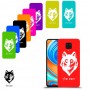 זאב כיסוי מגן קשיח בעיצוב אישי עם השם שלך ל Xiaomi Redmi Note 9 Pro יחידה אחת סקרין מובייל