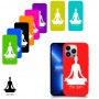 יוגה כיסוי מגן קשיח בעיצוב אישי עם השם שלך ל Apple iPhone 13 Pro יחידה אחת סקרין מובייל