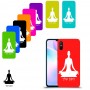 יוגה כיסוי מגן קשיח בעיצוב אישי עם השם שלך ל Xiaomi Redmi 9A יחידה אחת סקרין מובייל