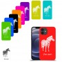 זברה כיסוי מגן קשיח בעיצוב אישי עם השם שלך ל Apple iPhone 12 יחידה אחת סקרין מובייל