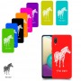 זברה כיסוי מגן קשיח בעיצוב אישי עם השם שלך ל Samsung Galaxy A02 יחידה אחת סקרין מובייל