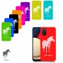 זברה כיסוי מגן קשיח בעיצוב אישי עם השם שלך ל Samsung Galaxy A02s יחידה אחת סקרין מובייל