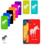 זברה כיסוי מגן קשיח בעיצוב אישי עם השם שלך ל Samsung Galaxy A30 יחידה אחת סקרין מובייל
