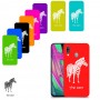 זברה כיסוי מגן קשיח בעיצוב אישי עם השם שלך ל Samsung Galaxy A40 יחידה אחת סקרין מובייל