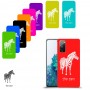 זברה כיסוי מגן קשיח בעיצוב אישי עם השם שלך ל Samsung Galaxy S20 FE 5G יחידה אחת סקרין מובייל