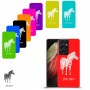 זברה כיסוי מגן קשיח בעיצוב אישי עם השם שלך ל Samsung Galaxy S21 Ultra 5G יחידה אחת סקרין מובייל