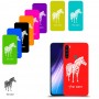 זברה כיסוי מגן קשיח בעיצוב אישי עם השם שלך ל Xiaomi Redmi Note 8 יחידה אחת סקרין מובייל