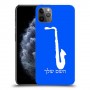 סקספון כיסוי מגן קשיח בעיצוב אישי עם השם שלך ל Apple iPhone 11 Pro Max יחידה אחת סקרין מובייל