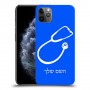 רופא סטטוסקופ כיסוי מגן קשיח בעיצוב אישי עם השם שלך ל Apple iPhone 11 Pro Max יחידה אחת סקרין מובייל