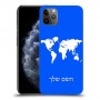 מפת העולם כיסוי מגן קשיח בעיצוב אישי עם השם שלך ל Apple iPhone 11 Pro Max יחידה אחת סקרין מובייל