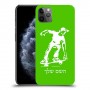 ילד סקייטבורד כיסוי מגן קשיח בעיצוב אישי עם השם שלך ל Apple iPhone 11 Pro Max יחידה אחת סקרין מובייל