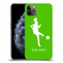 כדורגל - אישה כיסוי מגן קשיח בעיצוב אישי עם השם שלך ל Apple iPhone 11 Pro Max יחידה אחת סקרין מובייל