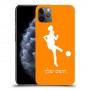 כדורגל - אישה כיסוי מגן קשיח בעיצוב אישי עם השם שלך ל Apple iPhone 11 Pro Max יחידה אחת סקרין מובייל