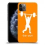 הרמת משקולות כיסוי מגן קשיח בעיצוב אישי עם השם שלך ל Apple iPhone 11 Pro Max יחידה אחת סקרין מובייל