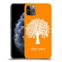 עץ כיסוי מגן קשיח בעיצוב אישי עם השם שלך ל Apple iPhone 11 Pro Max יחידה אחת סקרין מובייל