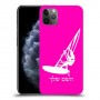 גלישת מפרש כיסוי מגן קשיח בעיצוב אישי עם השם שלך ל Apple iPhone 11 Pro Max יחידה אחת סקרין מובייל