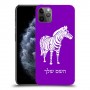 זברה כיסוי מגן קשיח בעיצוב אישי עם השם שלך ל Apple iPhone 11 Pro Max יחידה אחת סקרין מובייל