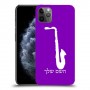 סקספון כיסוי מגן קשיח בעיצוב אישי עם השם שלך ל Apple iPhone 11 Pro Max יחידה אחת סקרין מובייל