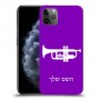 חצוצרה כיסוי מגן קשיח בעיצוב אישי עם השם שלך ל Apple iPhone 11 Pro Max יחידה אחת סקרין מובייל