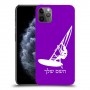 גלישת מפרש כיסוי מגן קשיח בעיצוב אישי עם השם שלך ל Apple iPhone 11 Pro Max יחידה אחת סקרין מובייל
