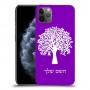 עץ כיסוי מגן קשיח בעיצוב אישי עם השם שלך ל Apple iPhone 11 Pro Max יחידה אחת סקרין מובייל