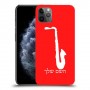 סקספון כיסוי מגן קשיח בעיצוב אישי עם השם שלך ל Apple iPhone 11 Pro Max יחידה אחת סקרין מובייל