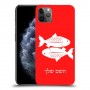 דגים כיסוי מגן קשיח בעיצוב אישי עם השם שלך ל Apple iPhone 11 Pro Max יחידה אחת סקרין מובייל