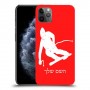 סקִי כיסוי מגן קשיח בעיצוב אישי עם השם שלך ל Apple iPhone 11 Pro Max יחידה אחת סקרין מובייל