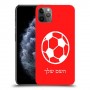 כדורגל - כדור כיסוי מגן קשיח בעיצוב אישי עם השם שלך ל Apple iPhone 11 Pro Max יחידה אחת סקרין מובייל