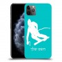 סקִי כיסוי מגן קשיח בעיצוב אישי עם השם שלך ל Apple iPhone 11 Pro Max יחידה אחת סקרין מובייל