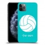 כדורעף - כדור כיסוי מגן קשיח בעיצוב אישי עם השם שלך ל Apple iPhone 11 Pro Max יחידה אחת סקרין מובייל