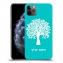 עץ כיסוי מגן קשיח בעיצוב אישי עם השם שלך ל Apple iPhone 11 Pro Max יחידה אחת סקרין מובייל