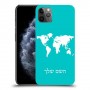 מפת העולם כיסוי מגן קשיח בעיצוב אישי עם השם שלך ל Apple iPhone 11 Pro Max יחידה אחת סקרין מובייל