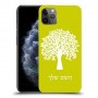 עץ כיסוי מגן קשיח בעיצוב אישי עם השם שלך ל Apple iPhone 11 Pro Max יחידה אחת סקרין מובייל