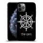 הגה - קפטן - ים כיסוי מגן קשיח בעיצוב אישי עם השם שלך ל Apple iPhone 11 Pro יחידה אחת סקרין מובייל