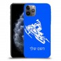 אופנוע שלג כיסוי מגן קשיח בעיצוב אישי עם השם שלך ל Apple iPhone 11 Pro יחידה אחת סקרין מובייל