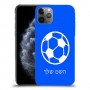 כדורגל - כדור כיסוי מגן קשיח בעיצוב אישי עם השם שלך ל Apple iPhone 11 Pro יחידה אחת סקרין מובייל