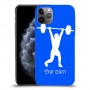 הרמת משקולות כיסוי מגן קשיח בעיצוב אישי עם השם שלך ל Apple iPhone 11 Pro יחידה אחת סקרין מובייל